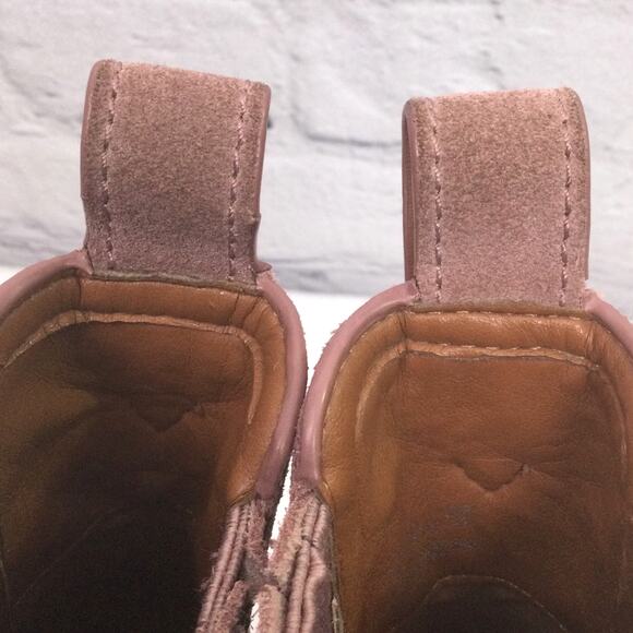 Coach Bowery Festival Boho Western Chelsea Suede Casual Slip On Ankle Bootie 5.5 - Picture 12 of 15